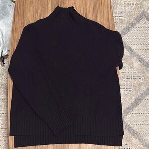 Everlane Cashmere Black Turtleneck Sweater